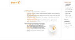 Desktop Screenshot of burnit.cz